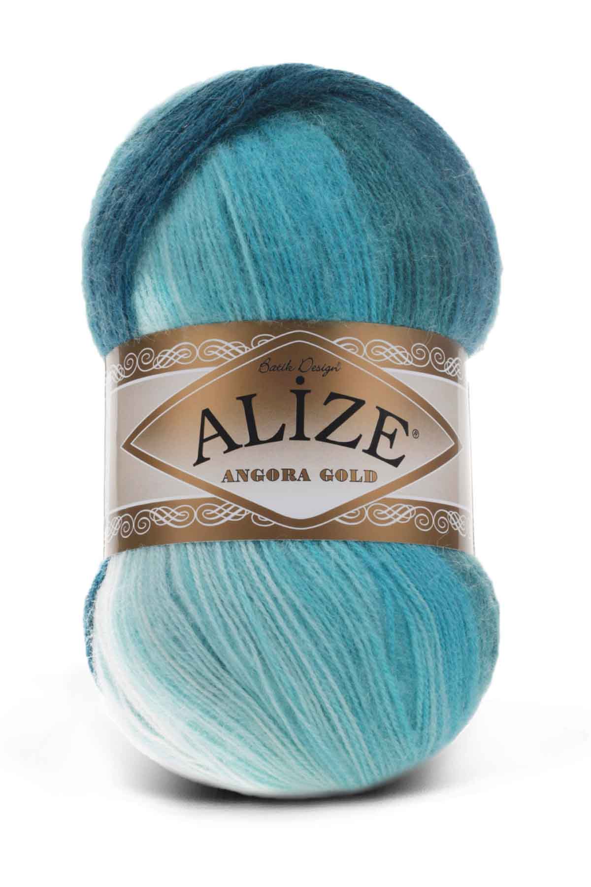 Alize Angora Batik Variegated Wool Yarn