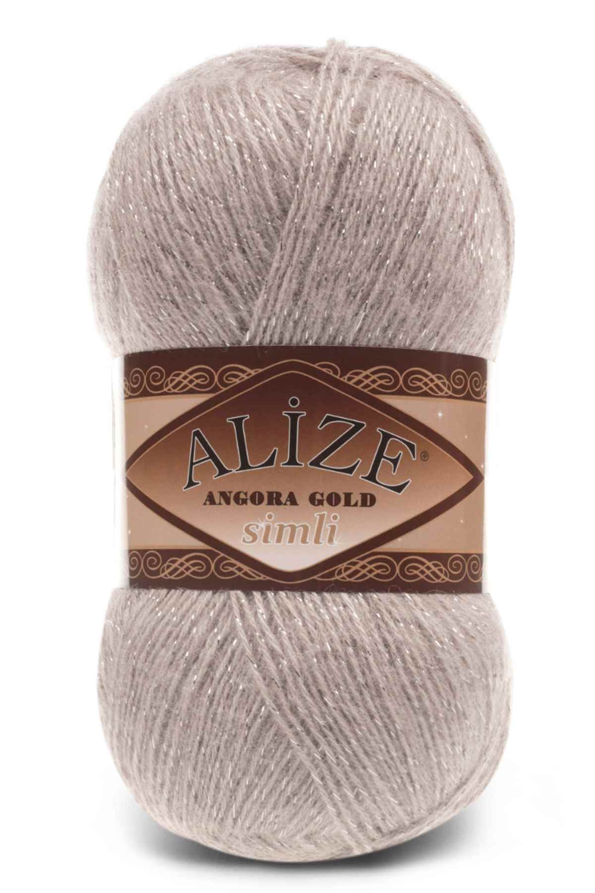 Alize Angora Gold Lurex Wool Yarn