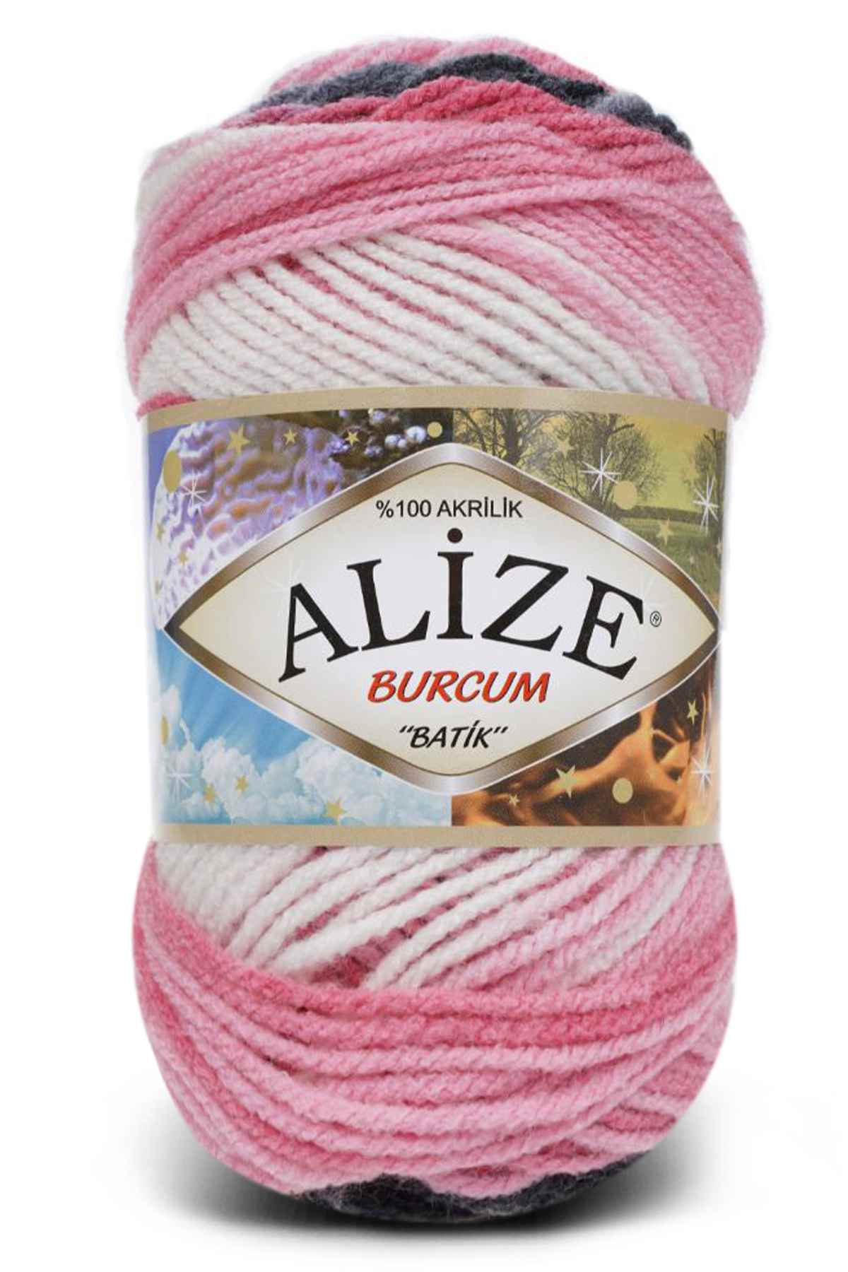 Alize Burcum Multicolor Acrylic Yarn