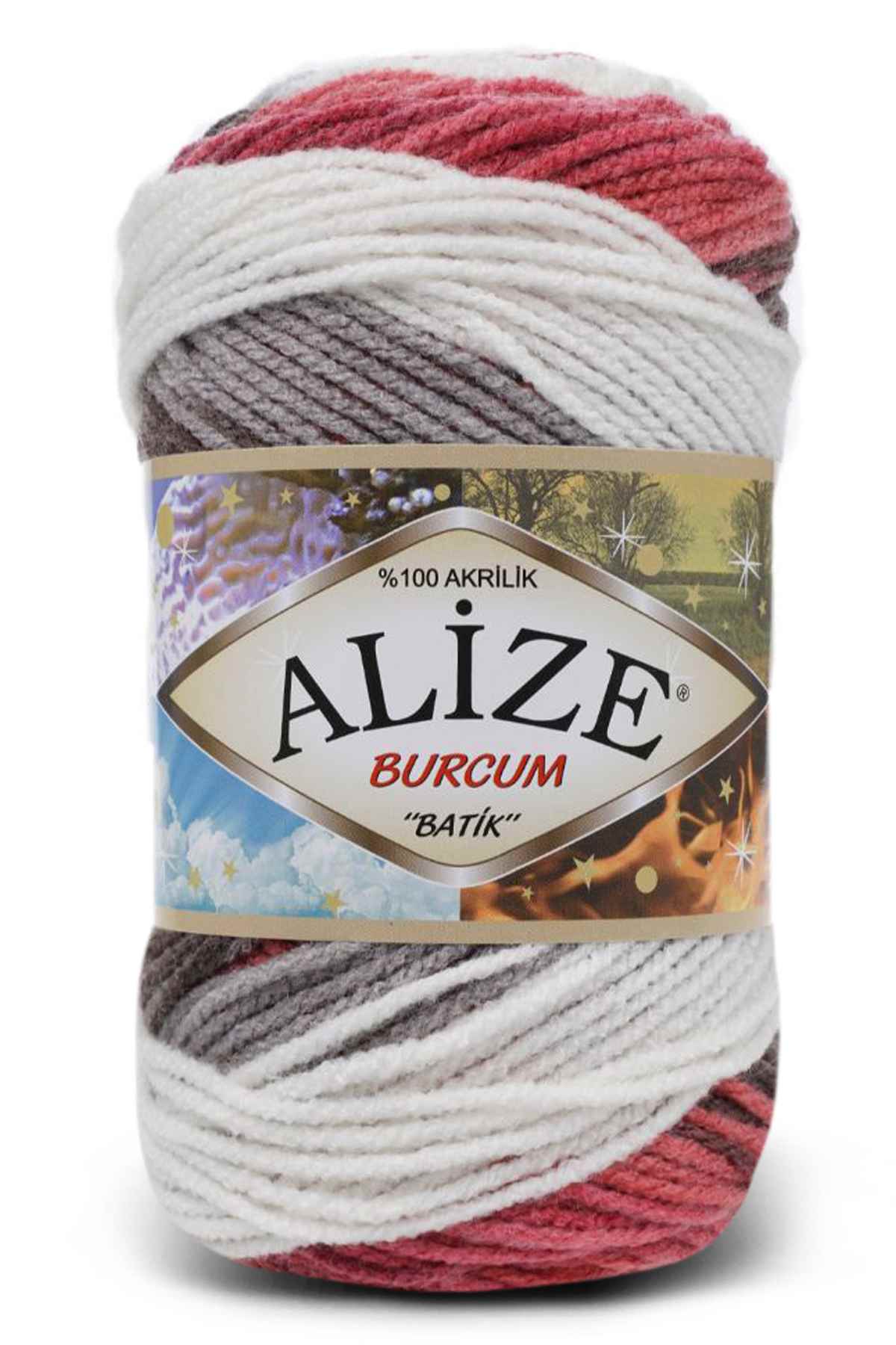 Alize Burcum Multicolor Acrylic Yarn