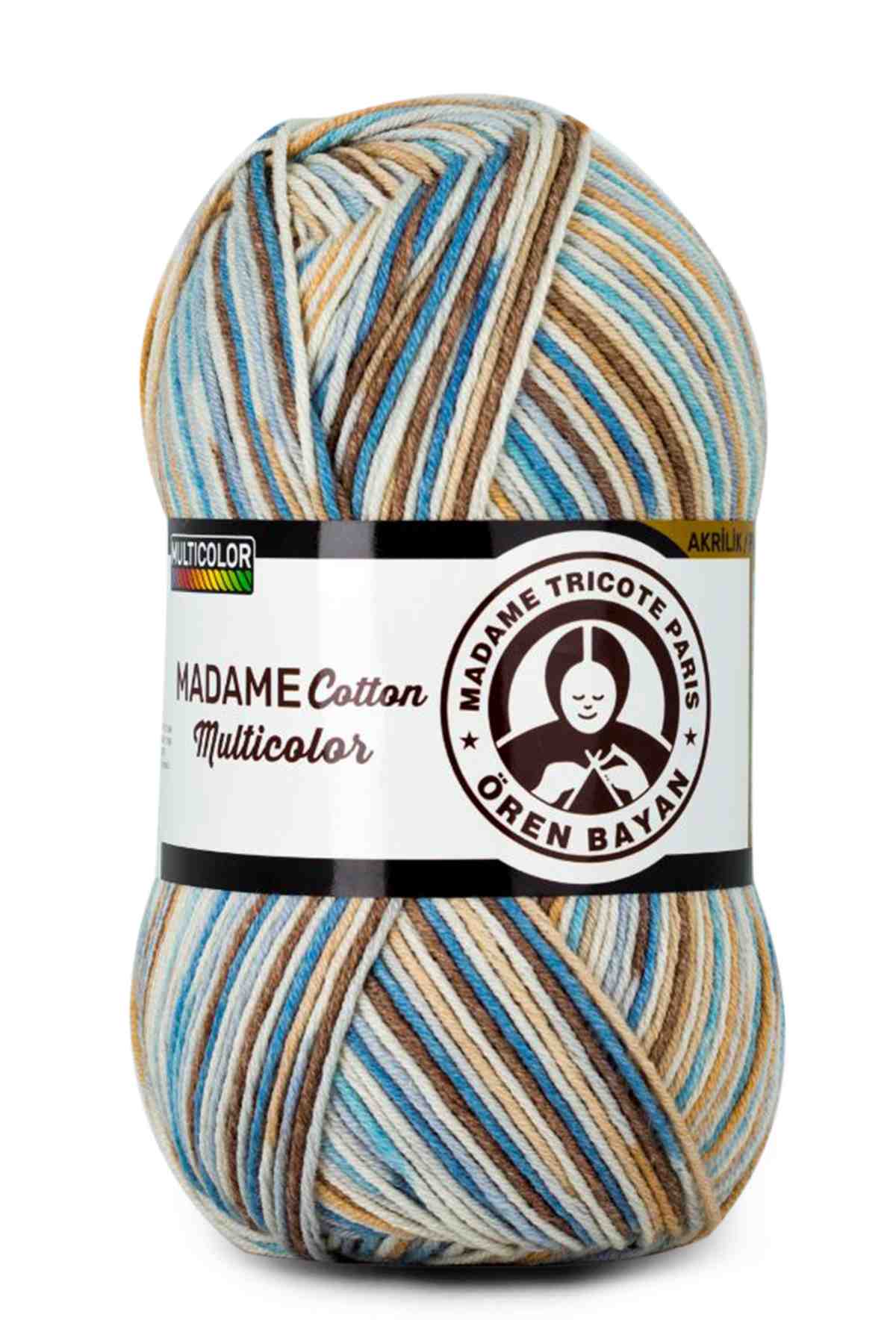 Madame Tricote Paris Madame Cotton Multicolor Cotton Yarn