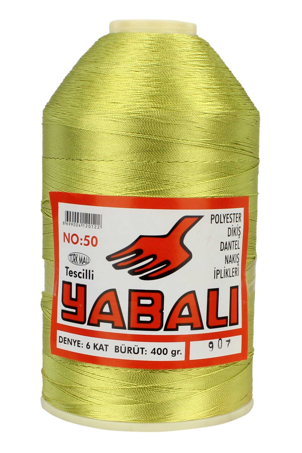 Yabali 6 Ply Polyester Colorful Crochet Thread Size: 50