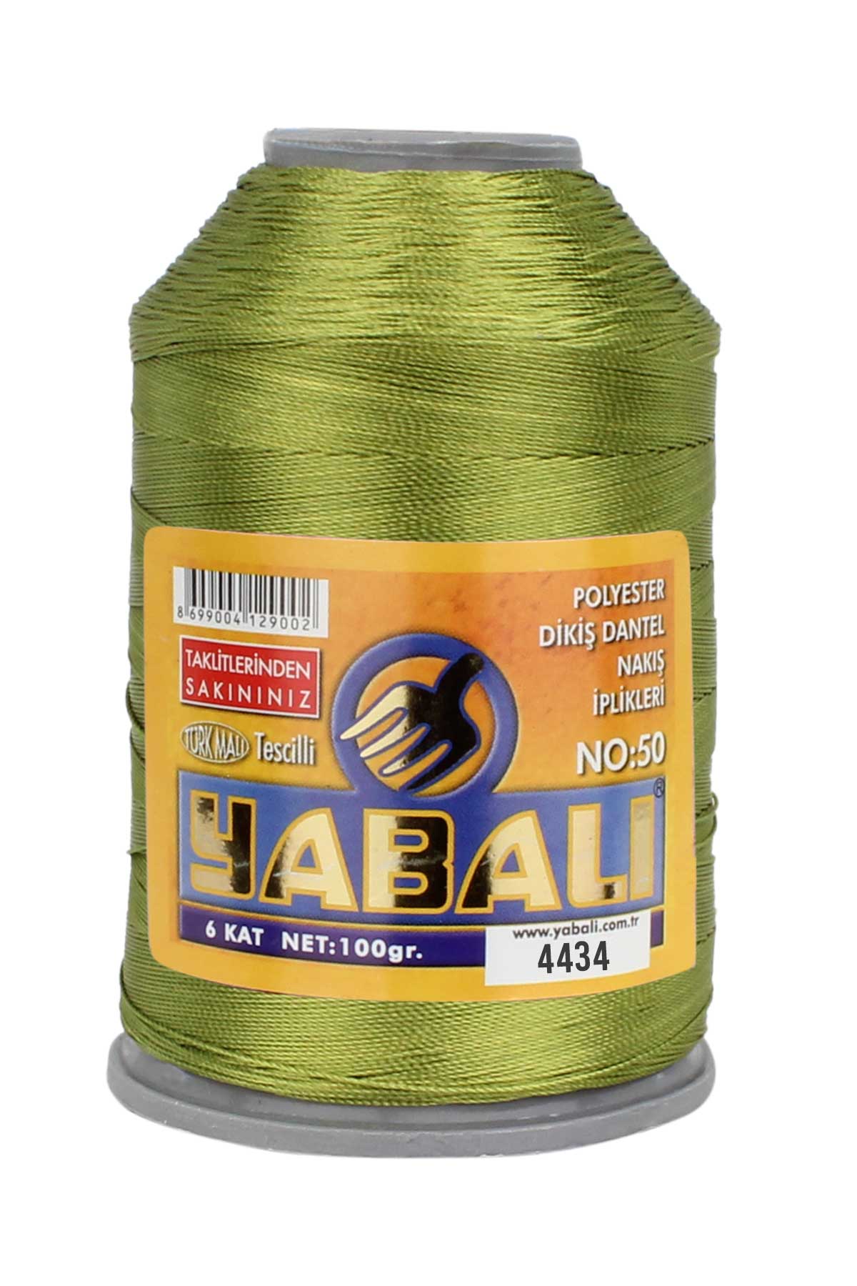 Yabali 6 Ply Polyester Colorful Crochet Thread Size: 50